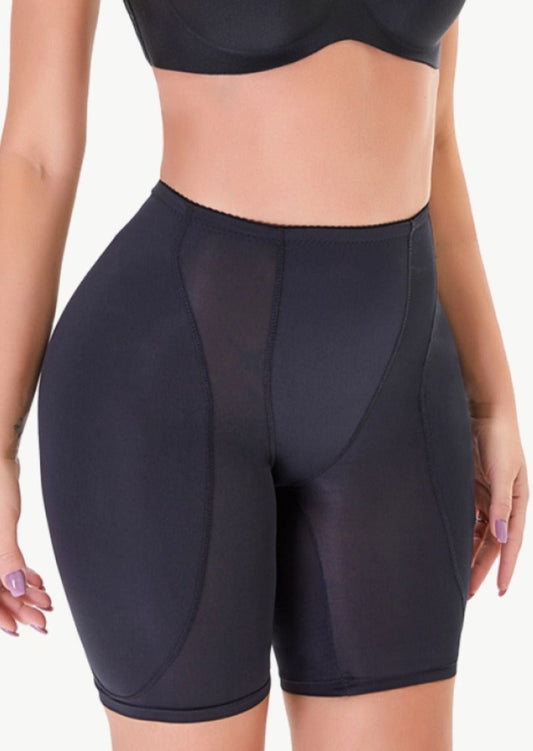 Bbl Full Size Lifting Pull-On Shaping Shorts Black