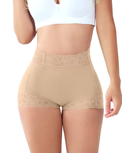 Calzoncillos de encaje para mujer, ropa diaria clásica, moldeador de glúteos, bragas suavizantes