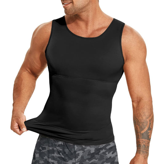 Men's Abdominal Lumbar Heat Cycle Fitness Vest Trainer