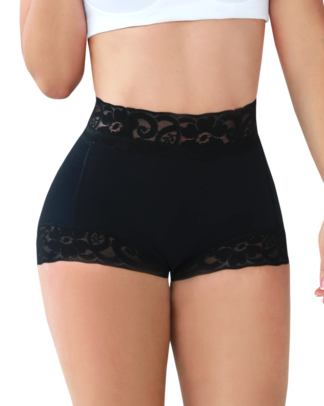 Calzoncillos de encaje para mujer, ropa diaria clásica, moldeador de glúteos, bragas suavizantes