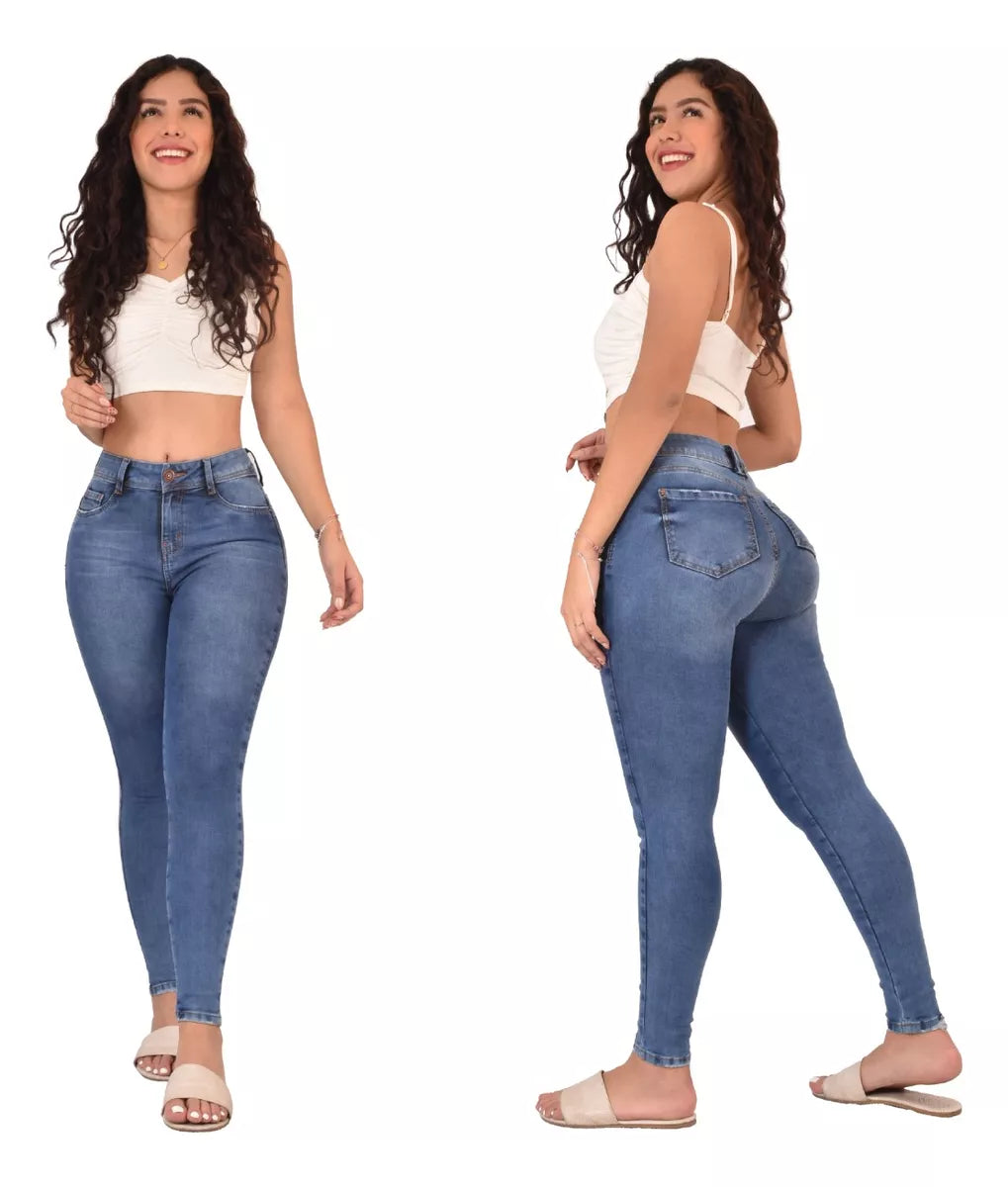 JEANS DAMA PANTALONES MUJER CALIDAD EXPORTACIÓN PUSH-UP