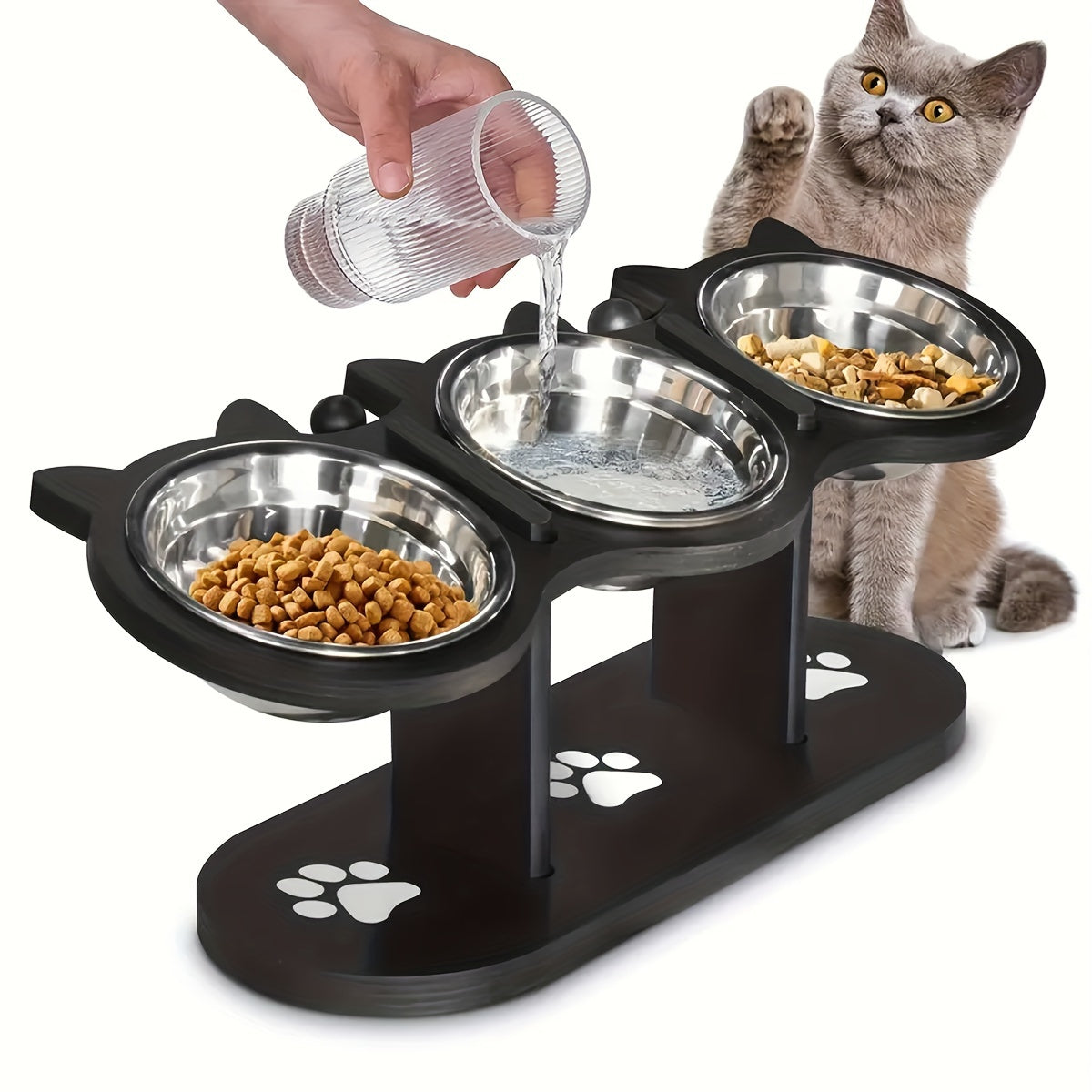 Raised Cat Food Bowls