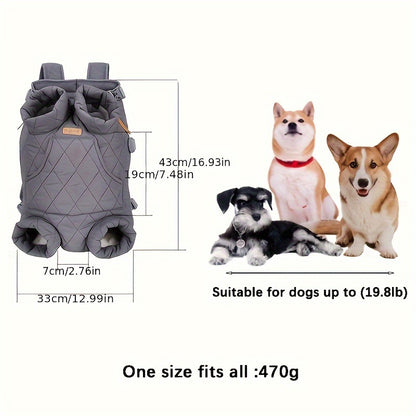 Pet Carrier Backpack for Small to Medium Dogs