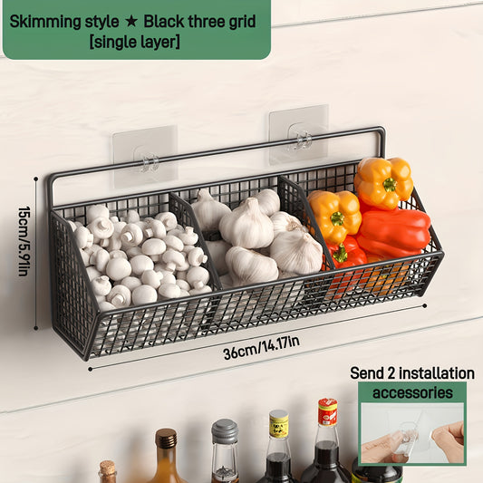 Wall Mounted Kitchen Storage Basket