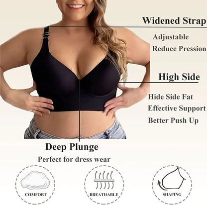Bra with shapewear incorporated（Grey&Pink）