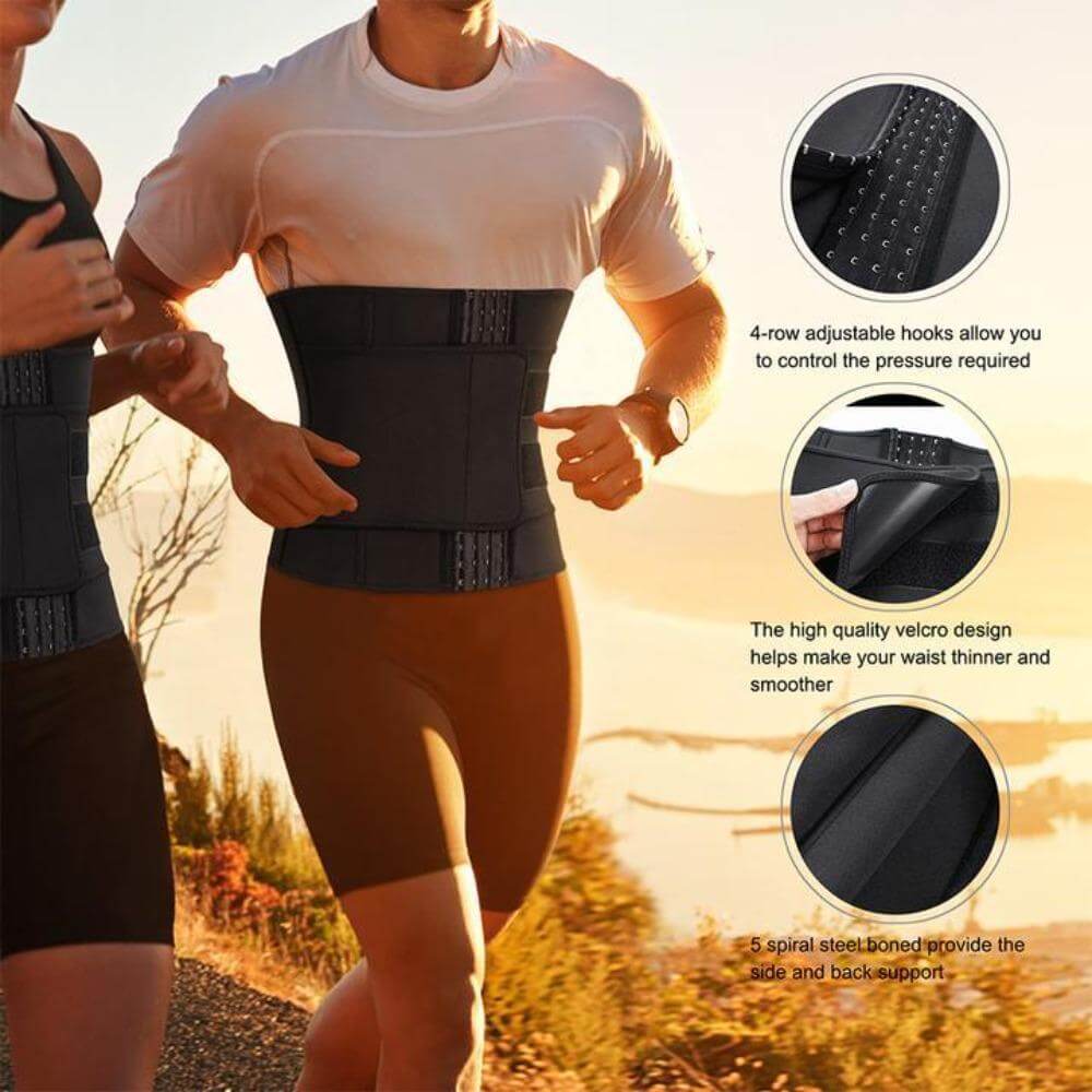 Slimming Body Sauna Sport Waist Trainer for Men