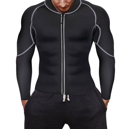 Neoprene Fat Burning Sauna Jacket with Full Zip Up