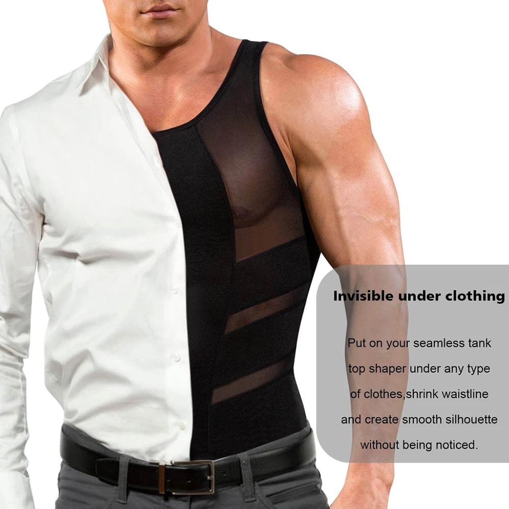 Nebility Men's Compression Shape Undershirt