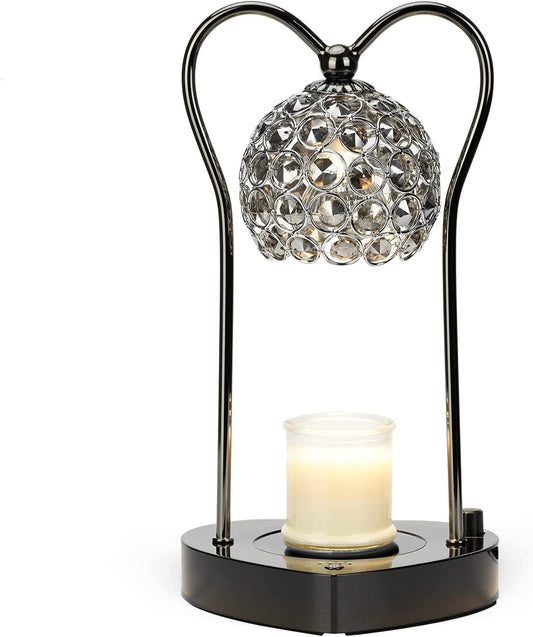 HORUSLY Candle Warming Lamp Compatible Wax Melting Warmer with Timer and Dimmer for Top Candle Melting