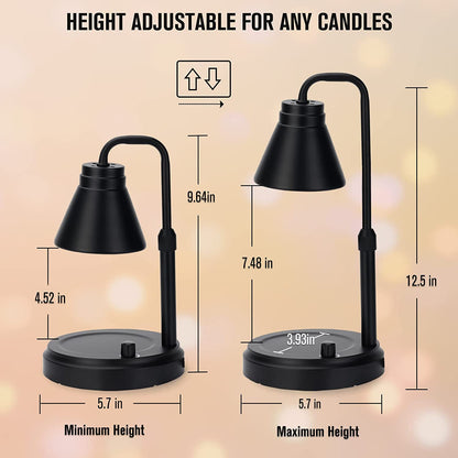 Candle Warming Lamp, HORUSLY Classic Candle Warmer with Dimmer and Height Adjustable