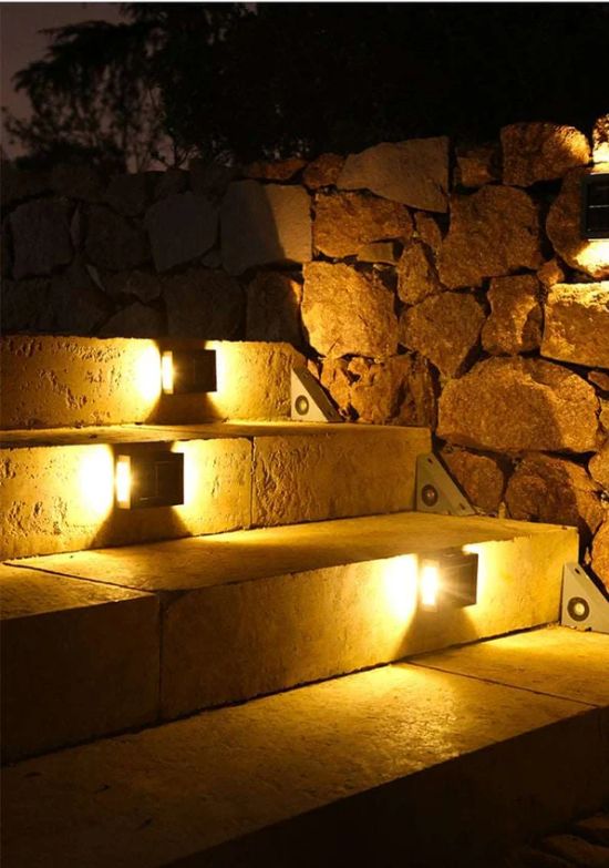 Waterproof Solar Powered Outdoor Patio Wall Decor Light