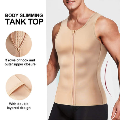 Men Tummy Compression Slimming Undershirt