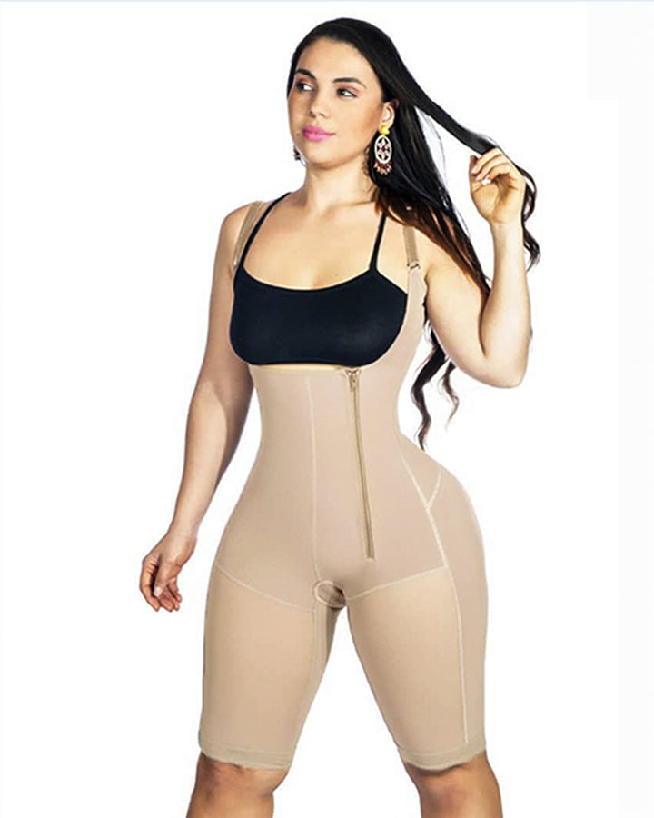 Postpartum Recovery Compression Garment Side Zipper Tummy Control Shapewear Slimming Fajas For Women
