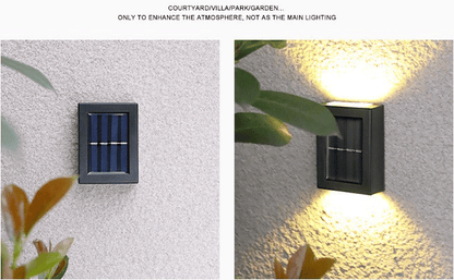 Waterproof Solar Powered Outdoor Patio Wall Decor Light