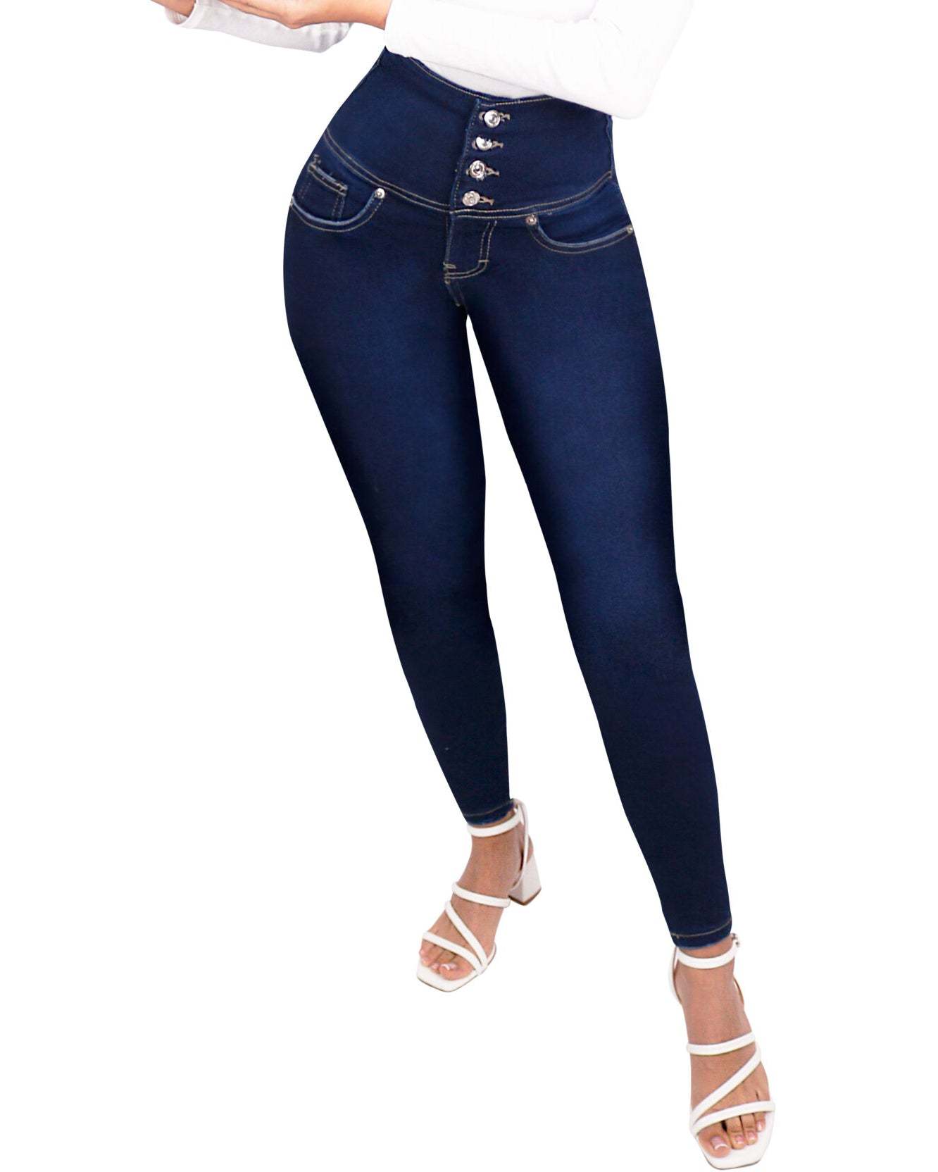 Slimming Jeans With Buttocks, Tummy And Skinny Legs