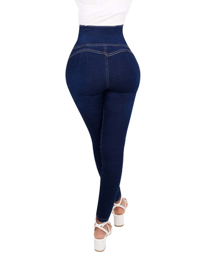 Slimming Jeans With Buttocks, Tummy And Skinny Legs