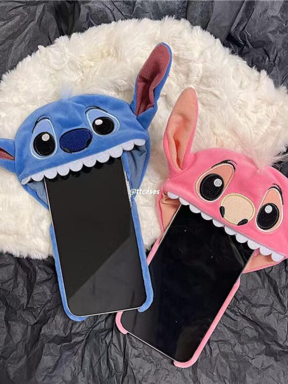 New Plush 3D Stitch Hat Phone Case （worldwise shipping）