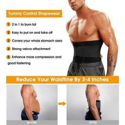 Men Upgraded Slimming Hot Sweat Waist Cincher