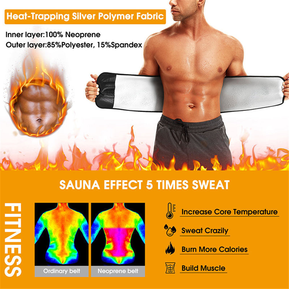 Men Upgraded Slimming Hot Sweat Waist Cincher