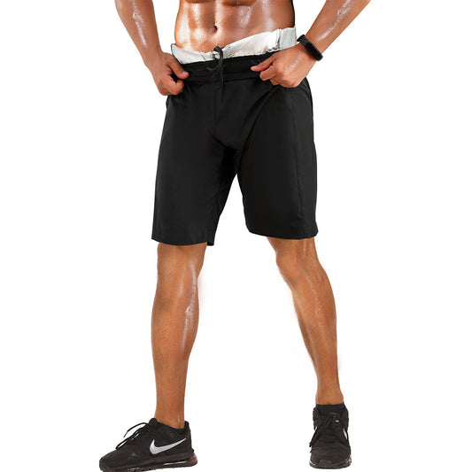 Men Weight Loss Workout Sauna Sweat Shorts