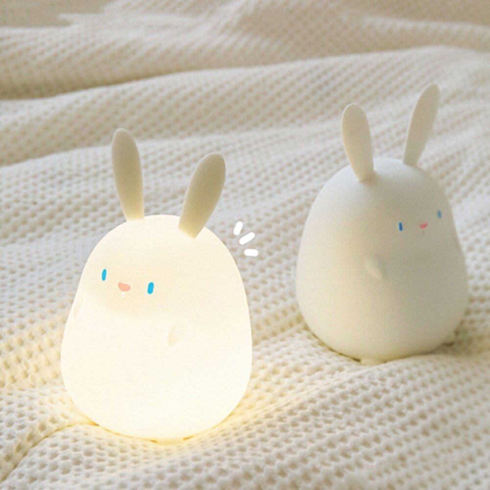 Bunny Silicone Lamp Led Nightlights Home Decor Lamp