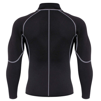 Neoprene Fat Burning Sauna Jacket with Full Zip Up