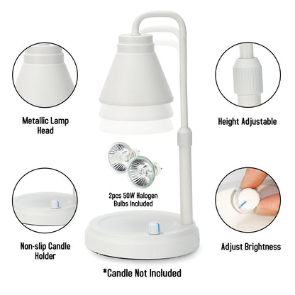 Classic Candle Warmer Lamp White