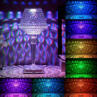 Class Wave Point Diamond Table Lamp