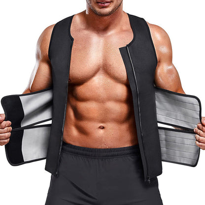 Lightweight Workout Heat-cycle Vest with Double Belts