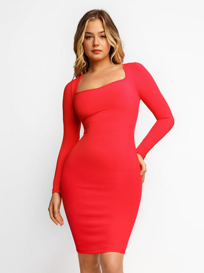 Built-In Shapewear Modal Lounge Dresses