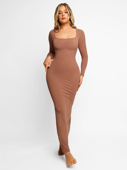 Built-In Shapewear Modal Lounge Dresses