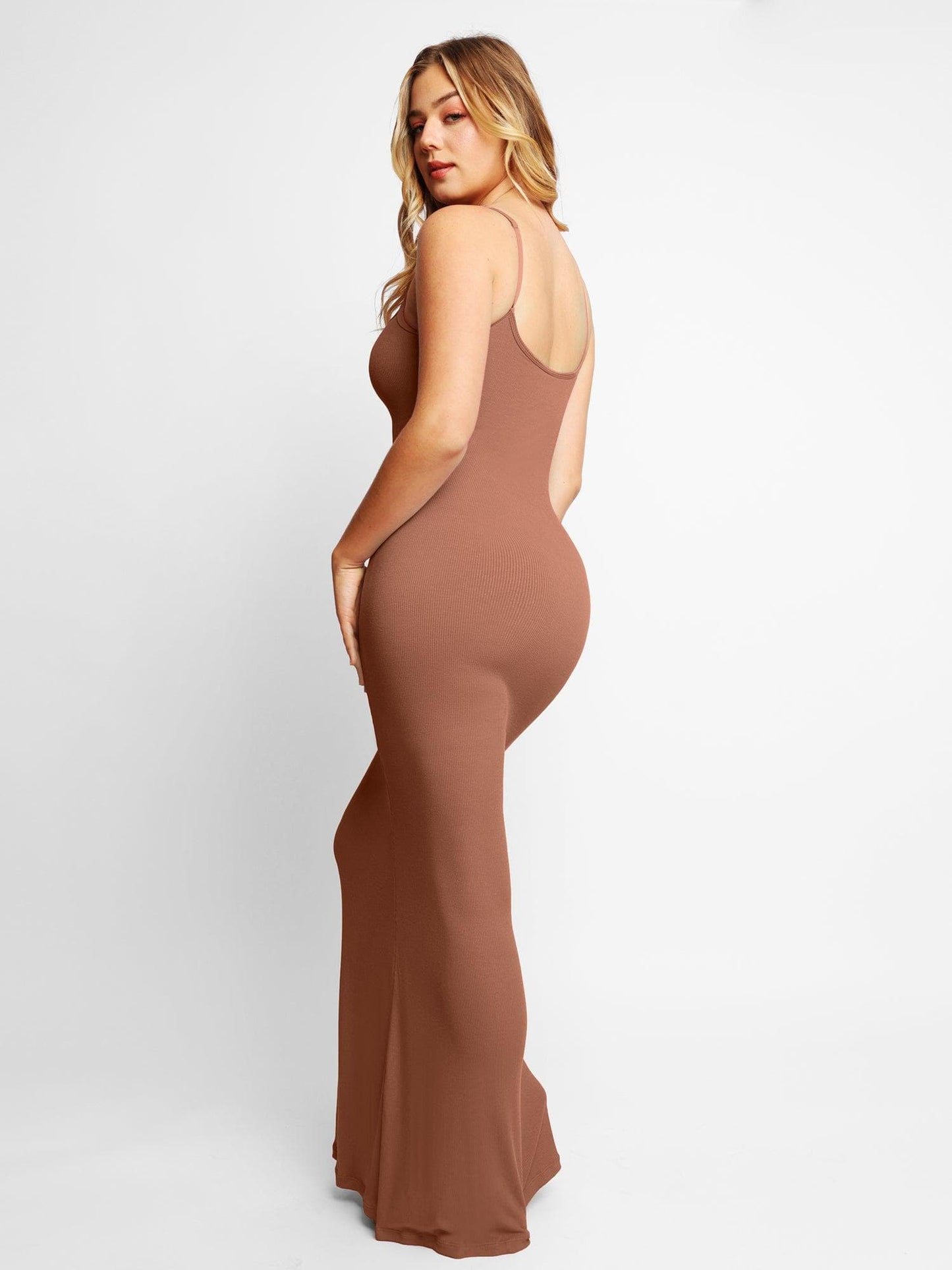 Built-In Shapewear Modal Soft Lounge Dresses