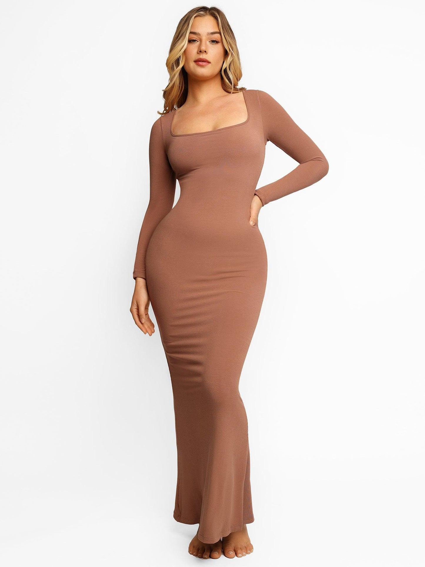 Built-In Shapewear Modal Soft Lounge Dresses