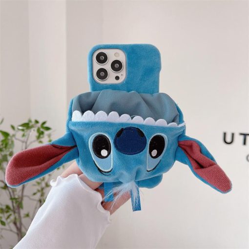 New Plush 3D Stitch Hat Phone Case （worldwise shipping）