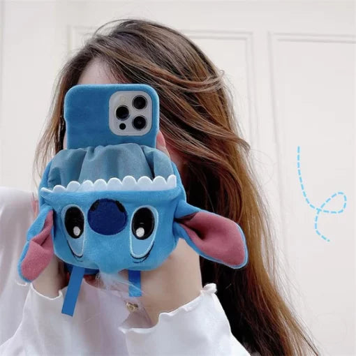 New Plush 3D Stitch Hat Phone Case （worldwise shipping）